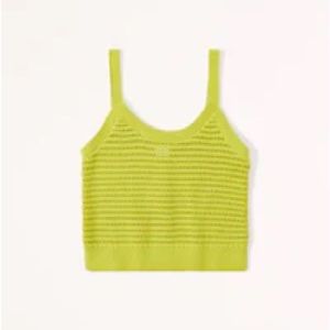 Abercrombie crochet tank top